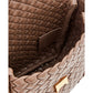 Brown Lamb Leather Shoulder Bag