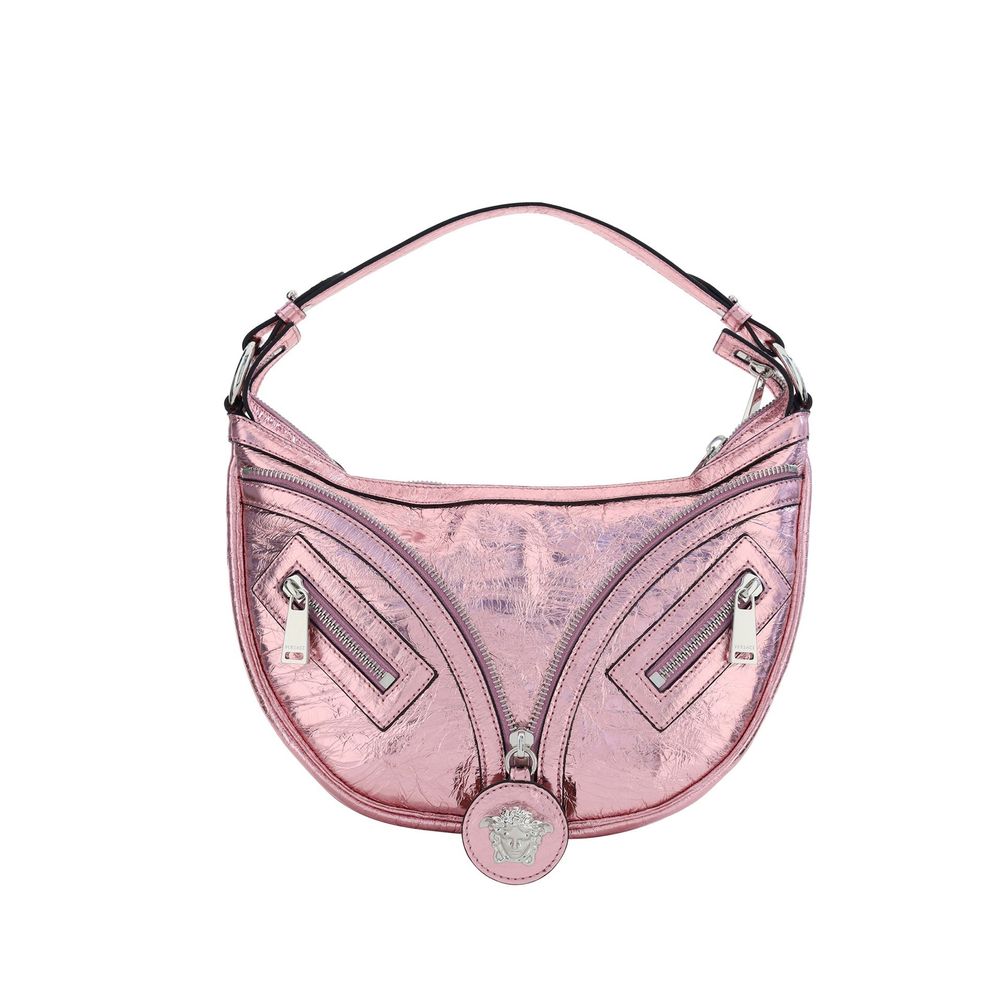 Multicolor Lamb Leather Shoulder Bag