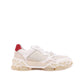 White Calfskin Athletic Sneakers