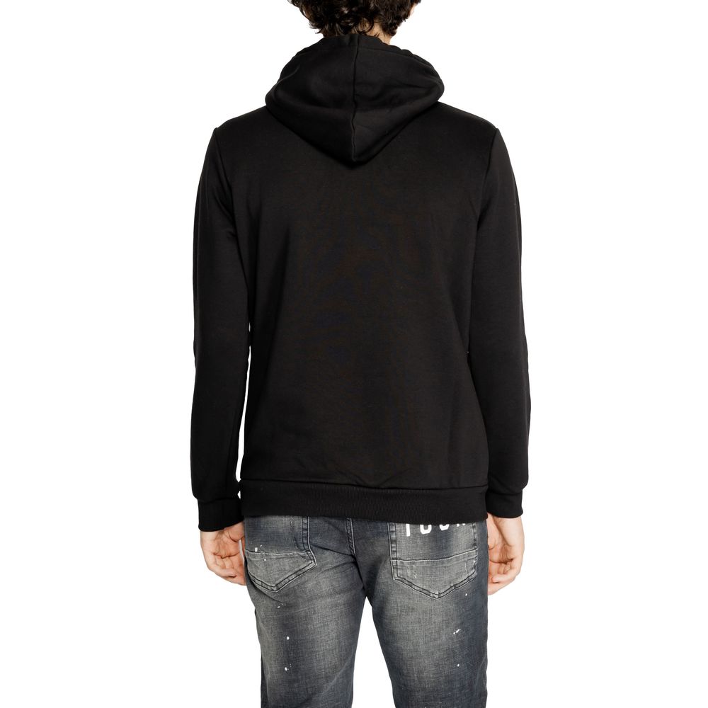Black Cotton Hoodie