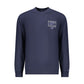 Blue Cotton Men Sweatshirt