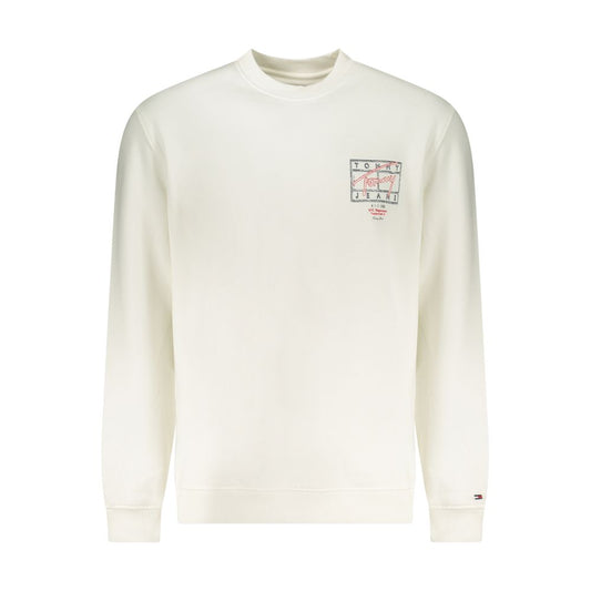 White Cotton Men's Sweatshirt