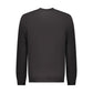 Black Cotton Men Sweatshirt