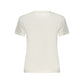 White Cotton Women T-Shirt