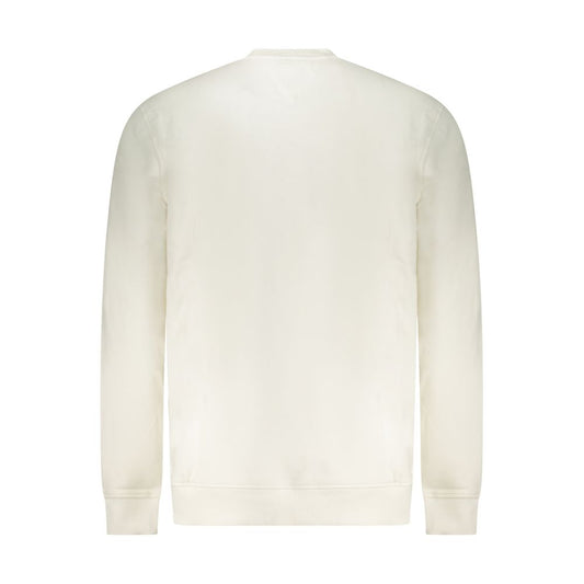 White Cotton Men's Sweatshirt