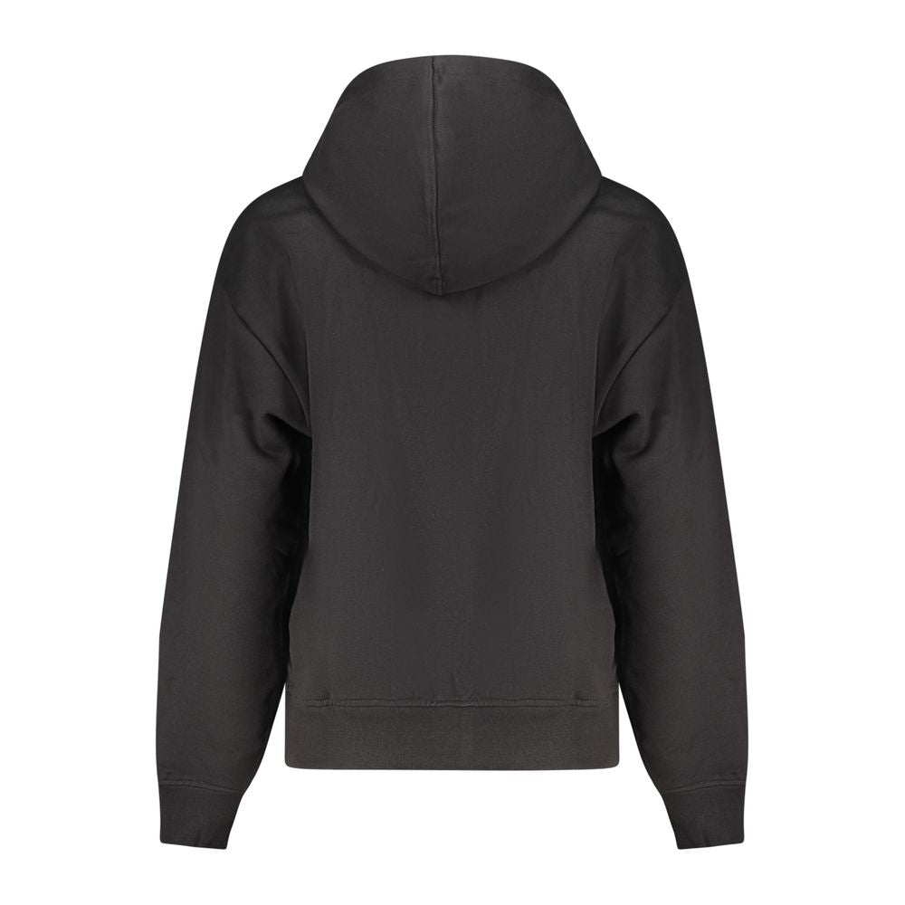 Black Cotton Sweatshirt