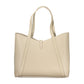 Beige Leather Handbag