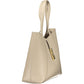 Beige Leather Handbag