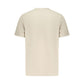 Beige Cotton Men T-Shirt