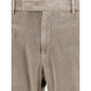 Beige Cotton Pants