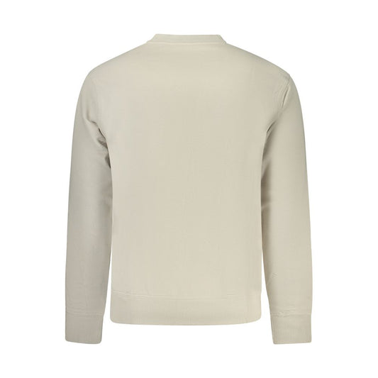Beige Cotton Men's Sweatshirt