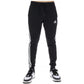 Black Cotton Athletic Pants