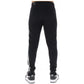 Black Cotton Athletic Pants