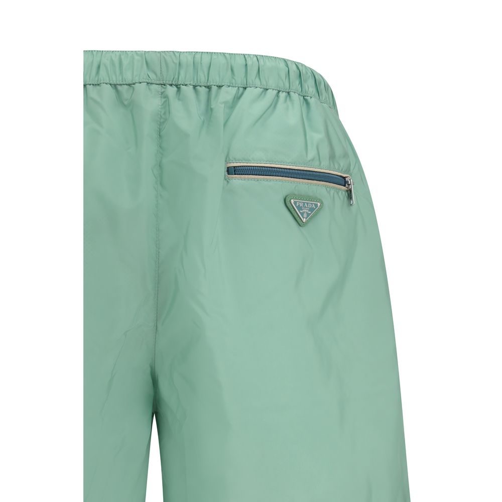 Bicolor Recycled Polyamide Shorts