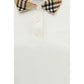White Cotton Polo Shirt
