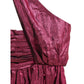 Fuchsia Viscose Short Dress