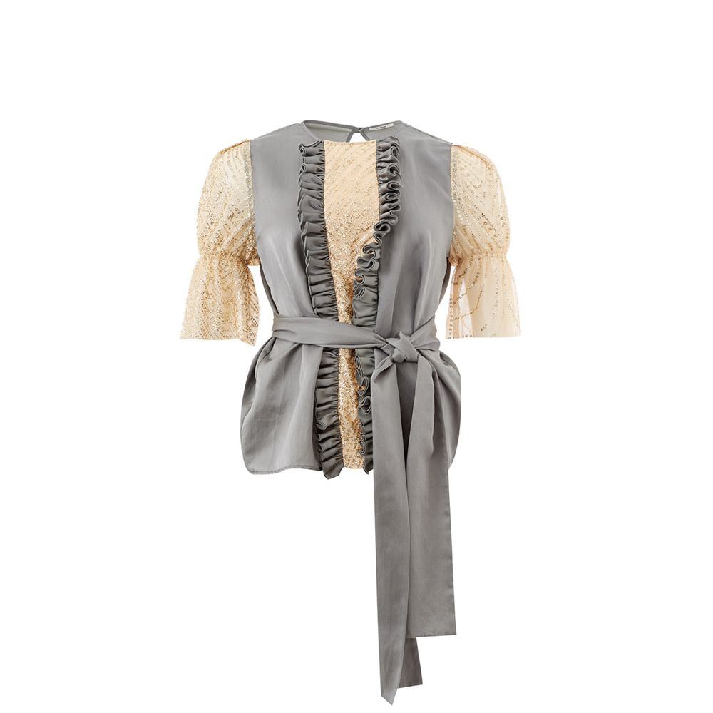 Multicolor Textile Top Sleepwear