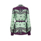 Green Silk Pattern Shirt