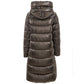 Gray Viscose Parka