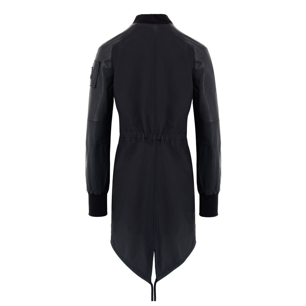 Black Cotton Parka