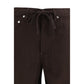 Brown Linen Casual Pants