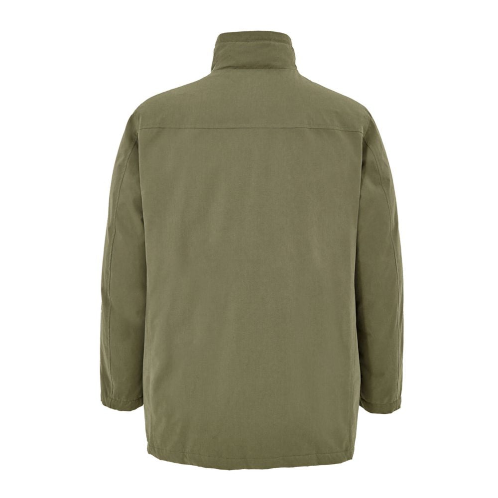 Green Polyester Coat