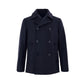 Blue Polyester Coat