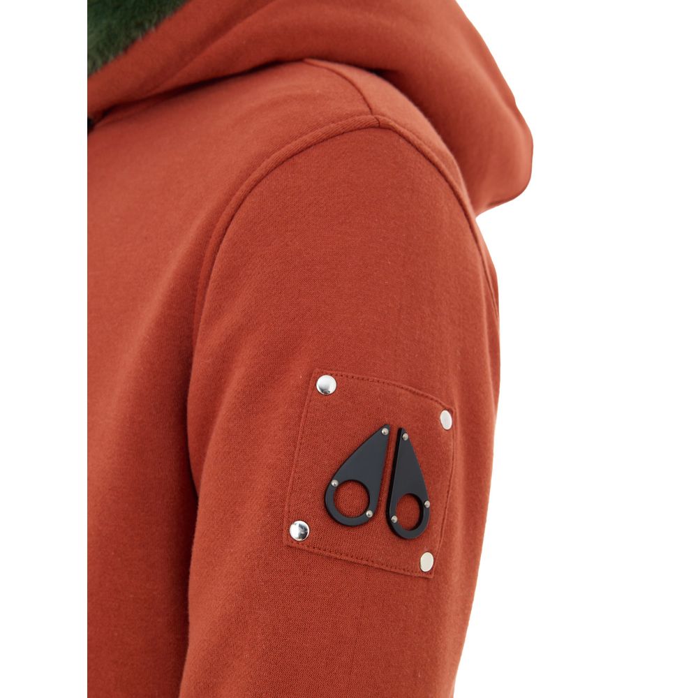 Orange Cotton Hoodie