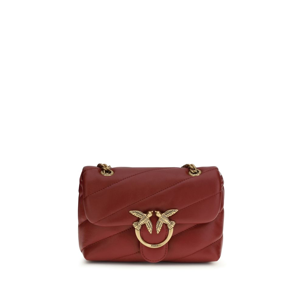 Bordeaux Calf Leather Bos Taurus Shoulder Bag