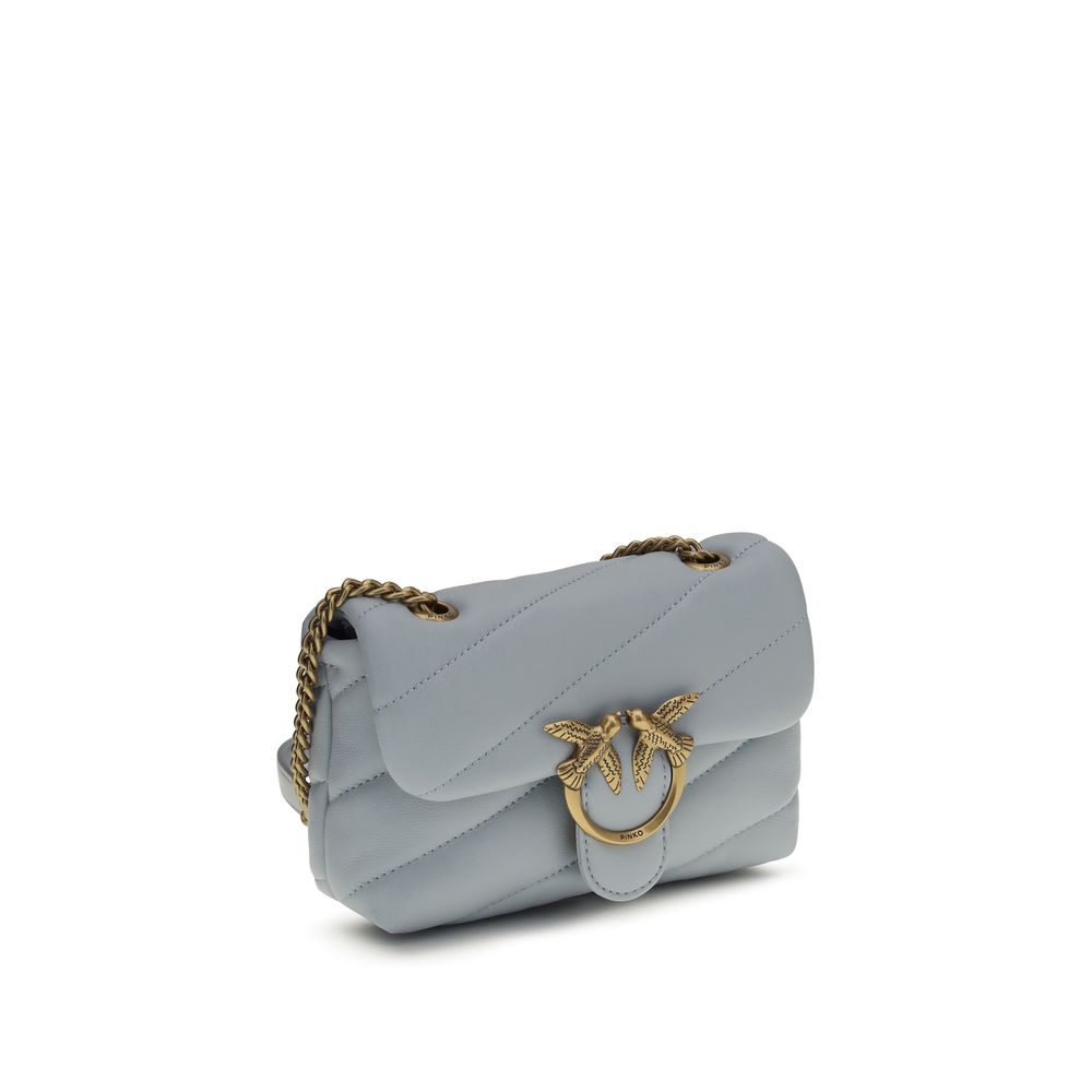 Blue Calf Leather Bos Taurus Shoulder Bag