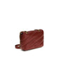 Bordeaux Calf Leather Bos Taurus Shoulder Bag