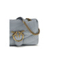 Blue Calf Leather Bos Taurus Shoulder Bag
