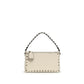 Beige Calf Leather Bos Taurus Shoulder Bag