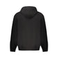 Black Cotton Men Hoodie