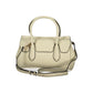 Beige Polyurethane Women Tote