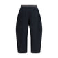Black Cotton Athletic Pants
