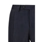 Blue Cotton Two-Piece Suit