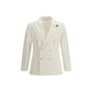 White Cotton Blazer