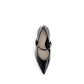 Black Calf Leather Bos Taurus High Heel Pumps