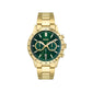 Gold Stainless Steel Dress Watch