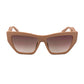 Beige Resin Sunglasses