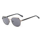 Gray Metal Sunglasses