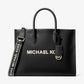 Black Leather Tote Bag
