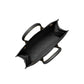 Black Leather Tote Bag