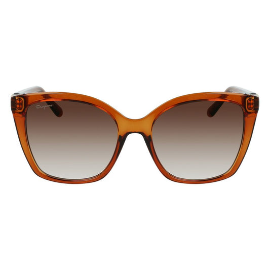 Brown Injected Sunglasses