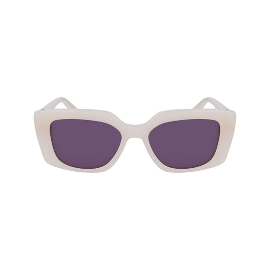 Beige Acetate Sunglasses