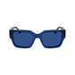 Blue Injected Sunglasses
