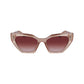 Brown Injected Sunglasses