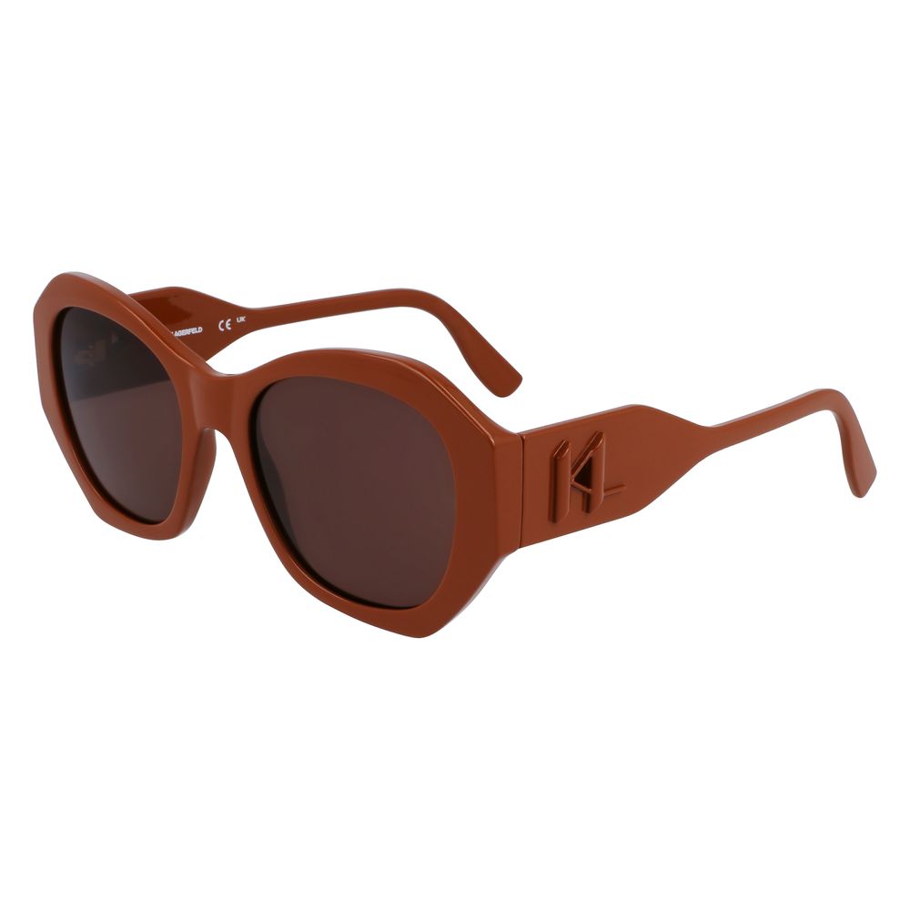 Brown Injected Sunglasses