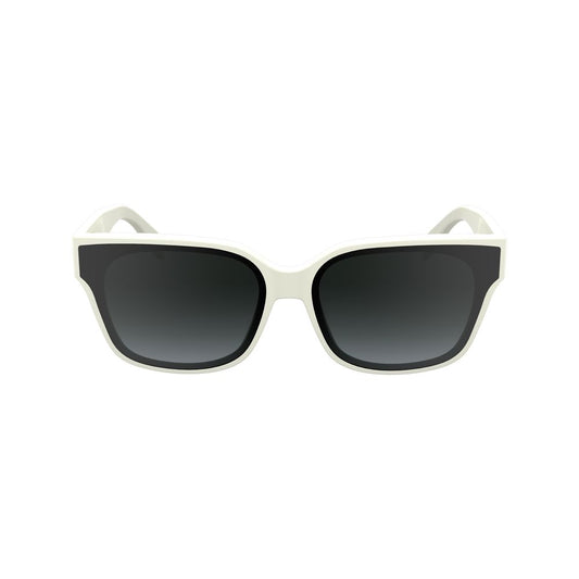 White Acetate Sunglasses